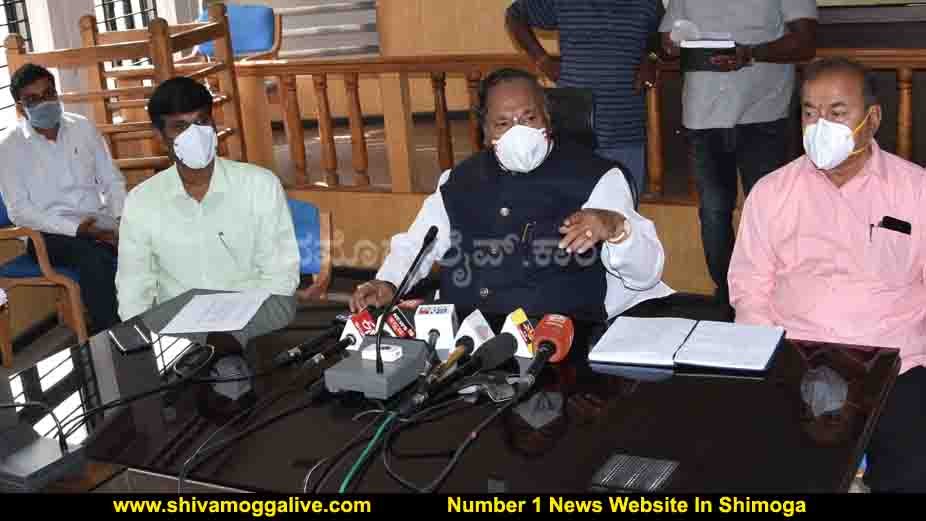 030420 Minister Eshwarappa Press Meet 1