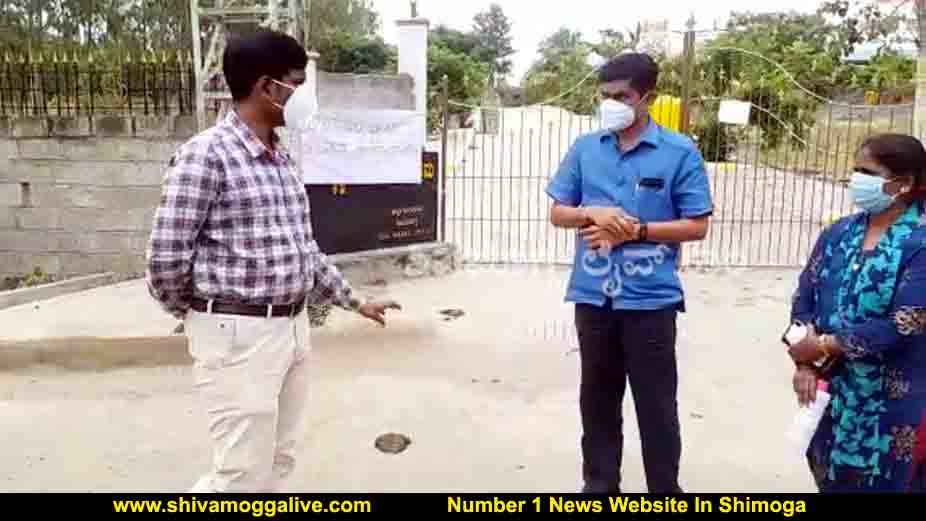 120620 DC Visit Containment Zone in Shimoga kallaganguru 1