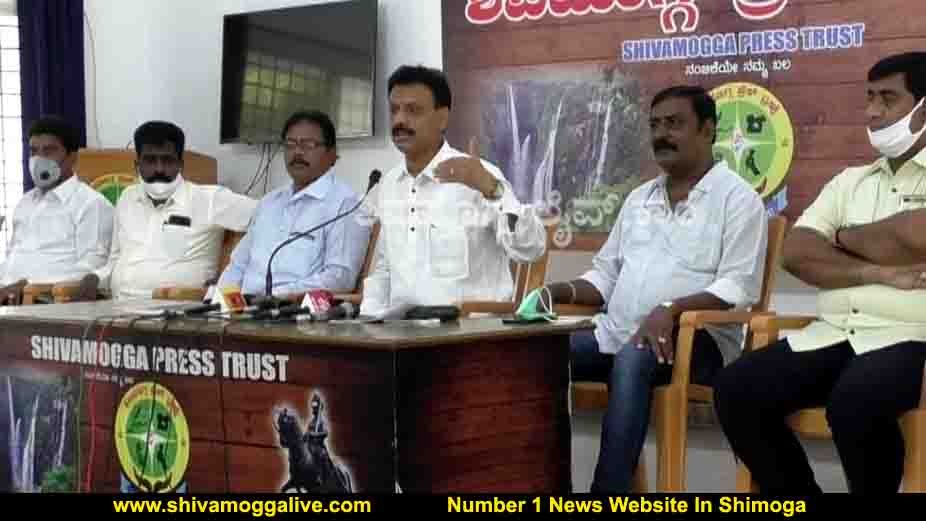 200720 Dattatri Press Meet in Shimoga 1