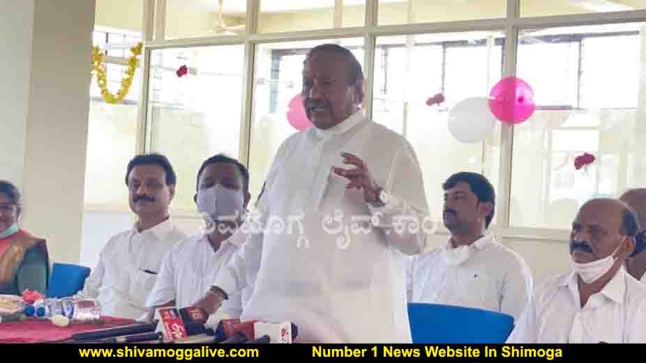 281020 KS Eshwarappa in Shimoga Programme 1