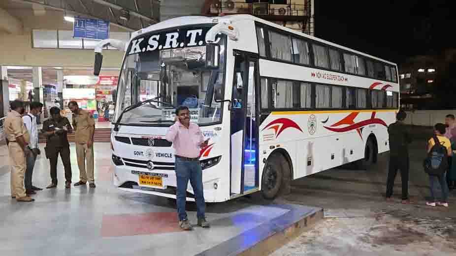 131220 KSRTC Bus Operation Starts in Shimoga 1