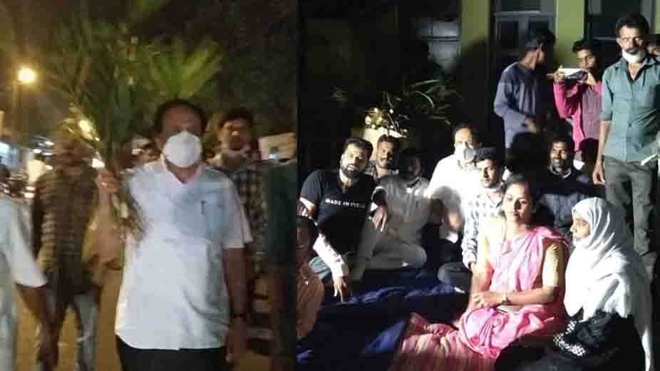 191220 Kimmane Rathnakar Protest in Thirthahalli 1