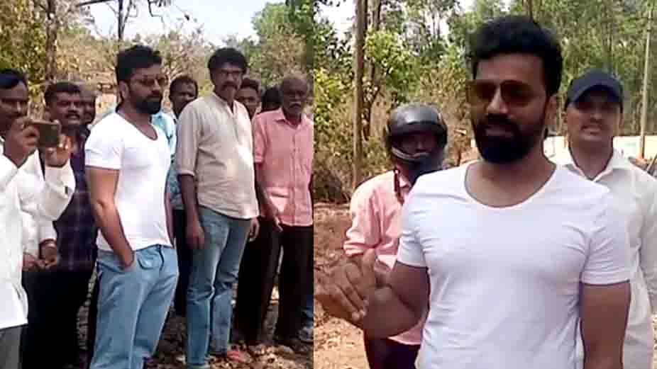 210221 Ninasam Satish Visits Muttala Village in Hosanagara 1