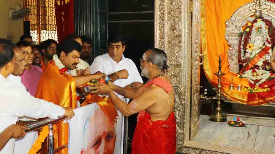 270221 BS Yedyurappa Birthday Pooja at Ravindra Nagara 1