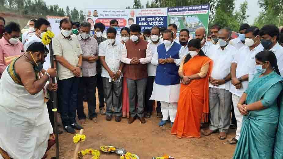 230421 ESIC hospital Work begins 1