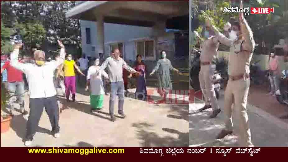 020621 Walkers Taken To Police Custody in Shimoga 1