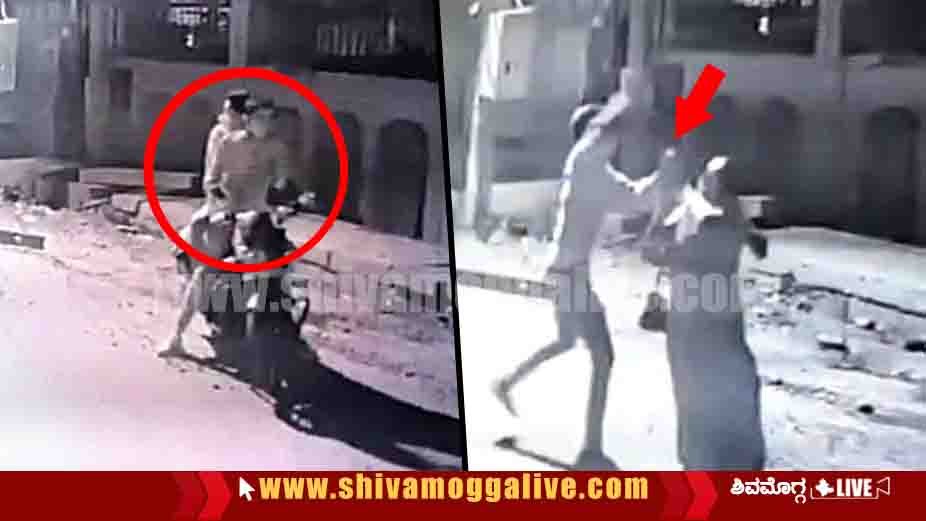 220122 Chain Theft at Shimoga Hosamane