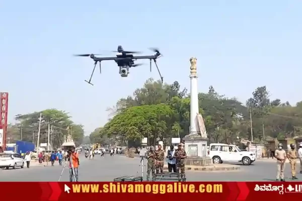 Drone-Camera-for-Survielence-in-Shimoga-city.