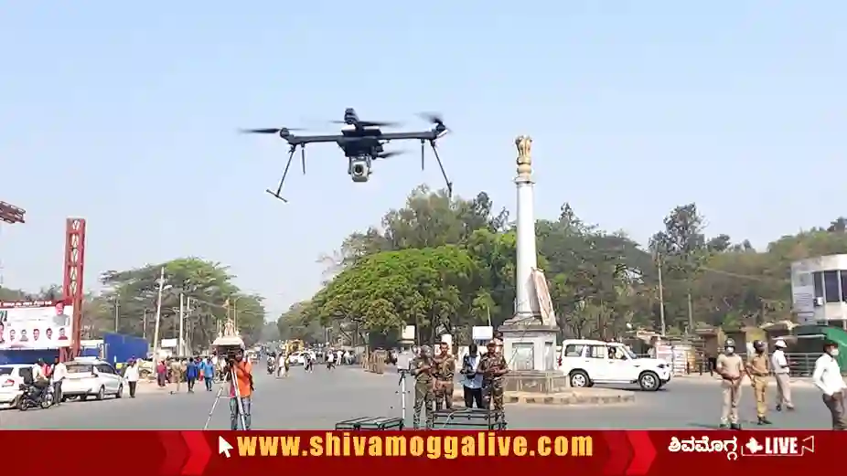 Drone-Camera-for-Survielence-in-Shimoga-city.
