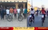 Puneeth-Rajkumar-Fans-Cycle-jaatha-to-Appu-Samadhi