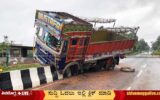 Truck-collission-to-divider-in-Sagara-Soraba-road