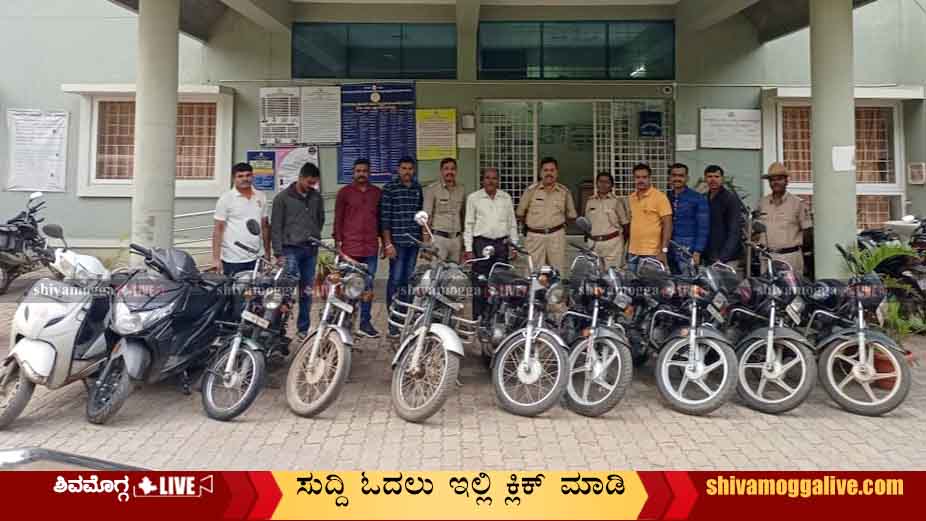 Bike-theives-arrest-in-Shimoga-Jayanagara-police-station.