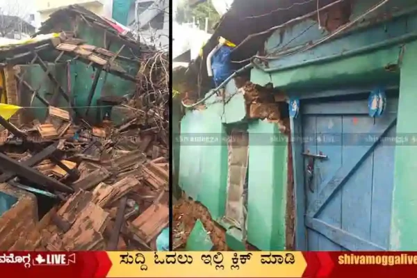 Former-corporator-house-collapse-in-Sheshadripuram.