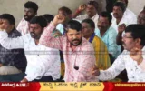 DSS-Gurumurthy-Led-protest-in-Shimoga-DC-office