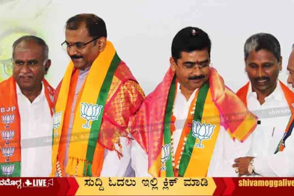 Dr-Dhananjaya-Sarji-and-Sagara-Prashanth-Joins-BJP