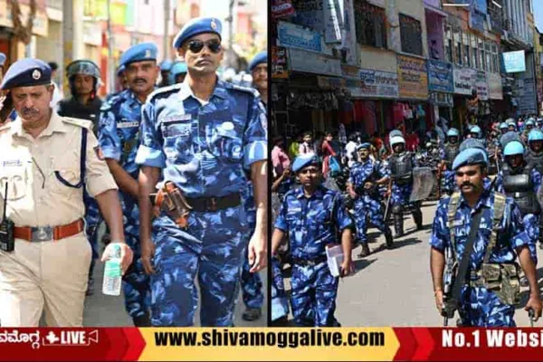 RAF-Police-route-march-in-Shimoga-ahead-of-election
