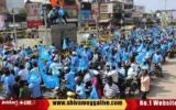 NPS-Workers-Protest-in-Shimoga-City