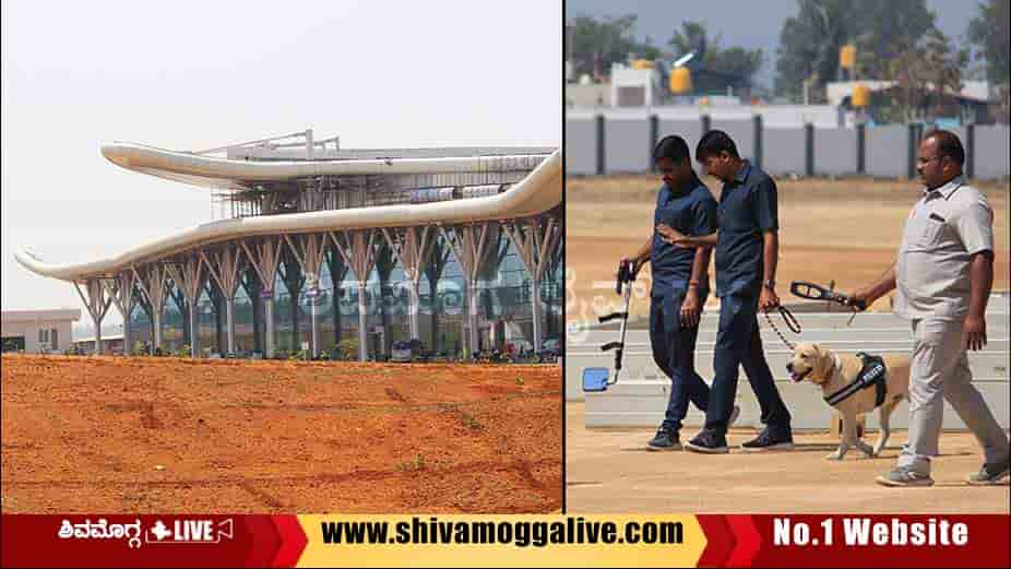 Shimoga-Airport-High-security-ahead-of-PM-Visit