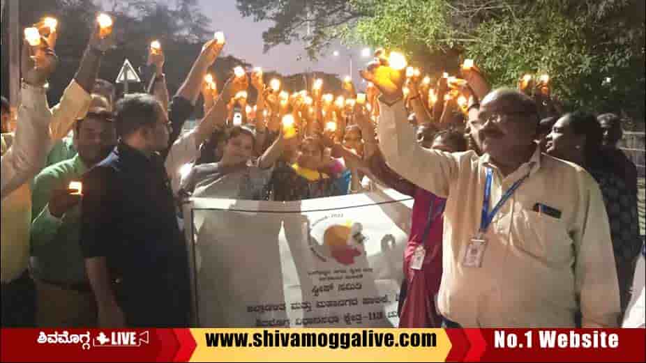 Candle-Light-March-in-Shimoga-city-Election-Commission