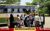 Passangers-wait-for-two-hours-in-Sagara-KSRTC-Bus-Stand