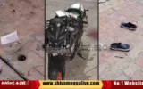 Bike-Mishap-in-Shimoga-60-Feet-road