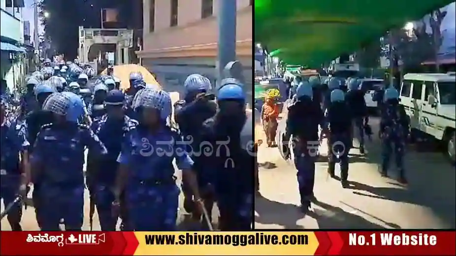 RAF-route-march-in-Ragigudda-in-Shimoga