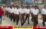 RSS-March-Past-in-Shimoga-BY-Raghavendra-in-uniform.