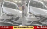 301023 MLA brother innova car mishap at bhadravathi