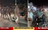 Area-Domination-Patrolling-by-police-in-Shimoga-district
