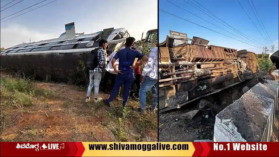 bus-incident-near-Kumadvati-college-at-Shikaripura.