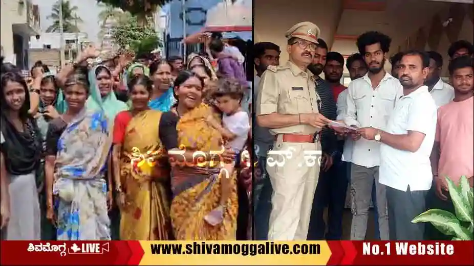 Gondhi-Chantahalli-Villagers-protest-against-liquor