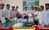 NSUI-memorandum-against-Donation-menace-in-Shimoga.