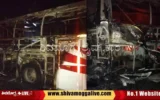 airavata-bus-incident-in-tarikere.