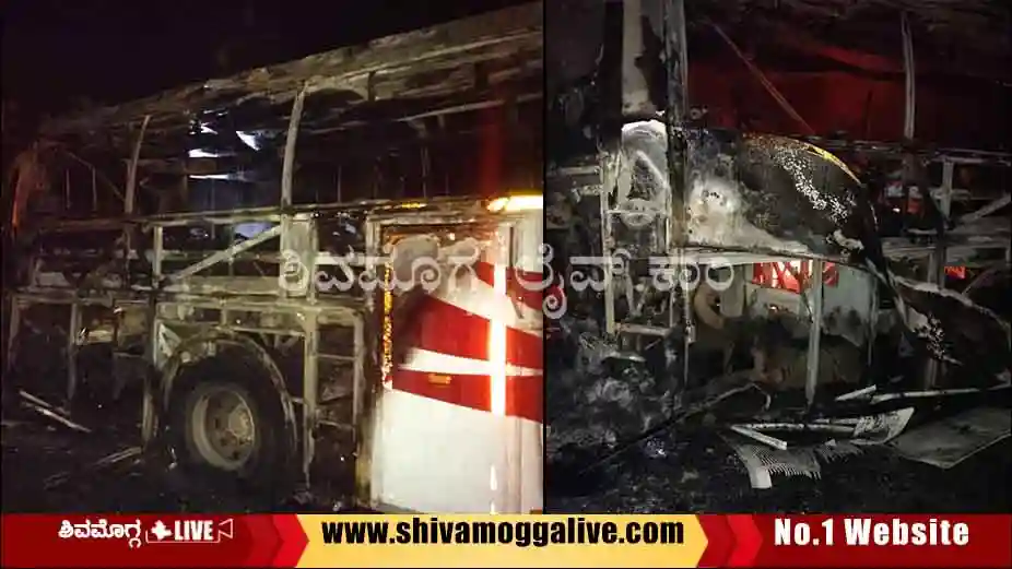 airavata-bus-incident-in-tarikere.