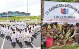 Karate-at-Shimoga-Airport-and-Planting-at-NCC-Camp.