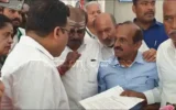 Shimoga-Jds-leaders-meet-Central-Minister-Kumaraswamy-VISL