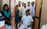 MLA-Araga-Jnanendra-Protest-in-Tahasildhar-Office