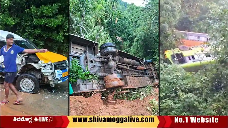 KSRTC-Bus-fell-down-at-Hosanagara