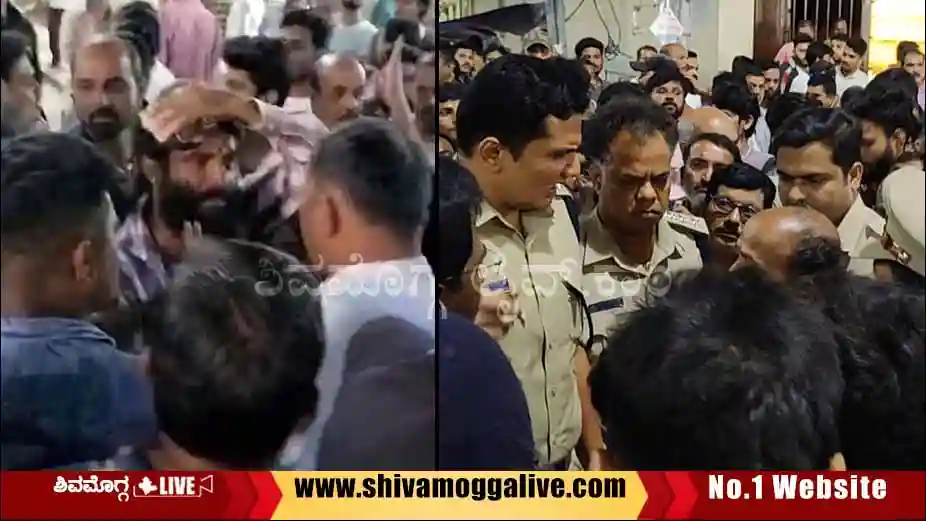 SP-mithun-kumar-visit-gandhi-bazaar.