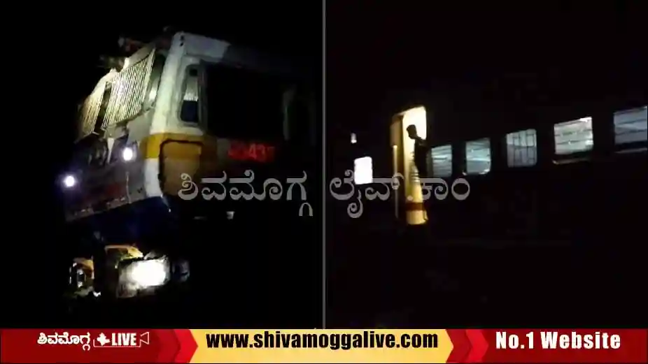 Intercity-Train-Stopped-near-arasalu-in-Shimoga.