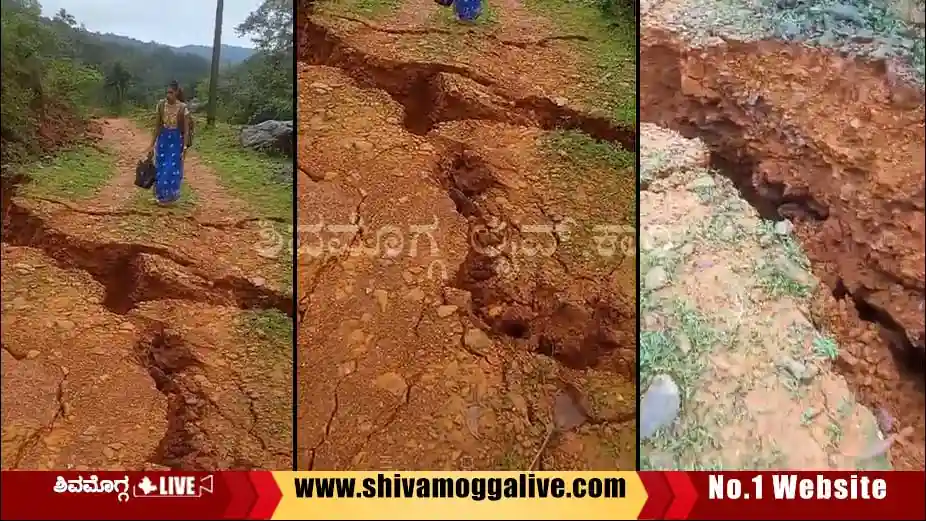 landslide-fear-at-aramanekoppa-at-Hosanagara.