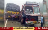 trucks-mishap-in-hulikal-ghat-at-hosanagara.