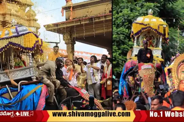 121024 Shimoga Dasara Ambari Procession begins