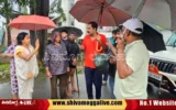 Tahasildhar-Girish-visit-rain-affected-areas