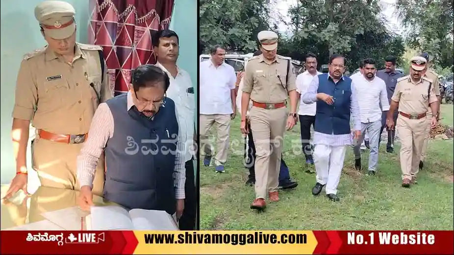 Home-Minister-Dr-G-Parameshwara-suprise-visit-to-kumsi-station