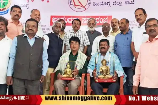 Felicitation-For-Honnali-Chandrashekar-and-N-Manjunath