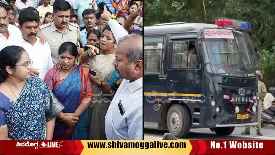 altercation-between-commissioner-and-MLA-at-Shimoga