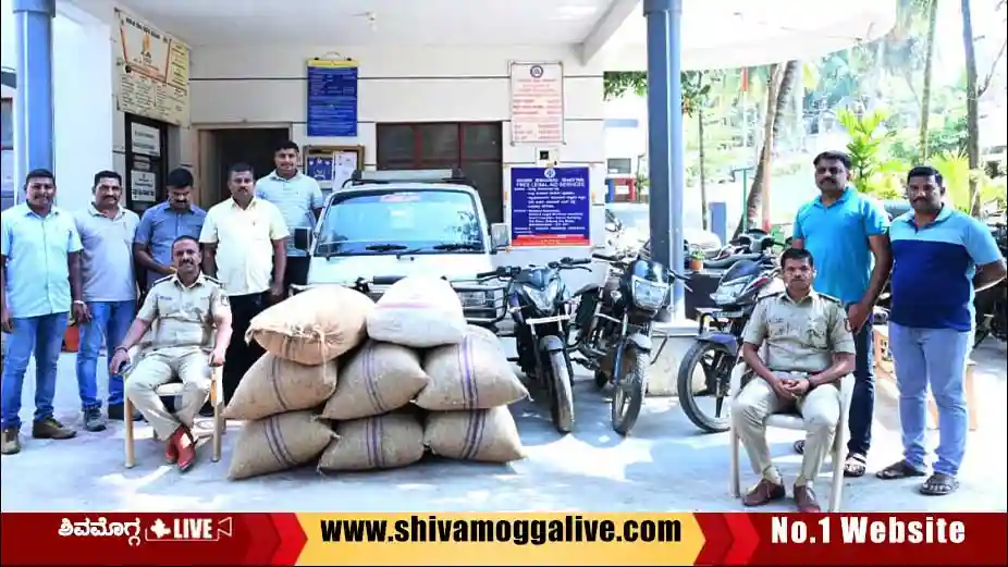 Holehonnuru-Police-nab-areca-thieves