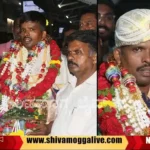 Operation-Sindoor-Commando-Vijaykumar-welcomed-in-Shimoga