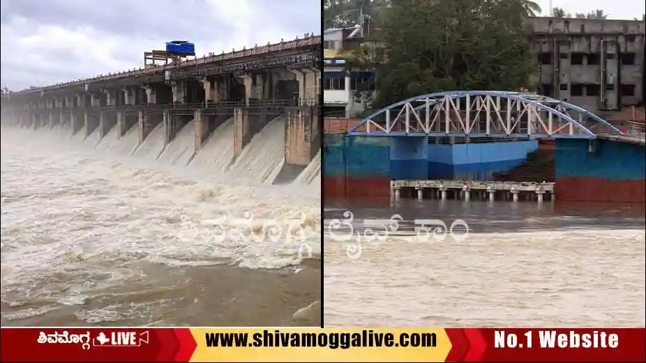 tunga-dam-water-release-and-mantapa-in-shimoga